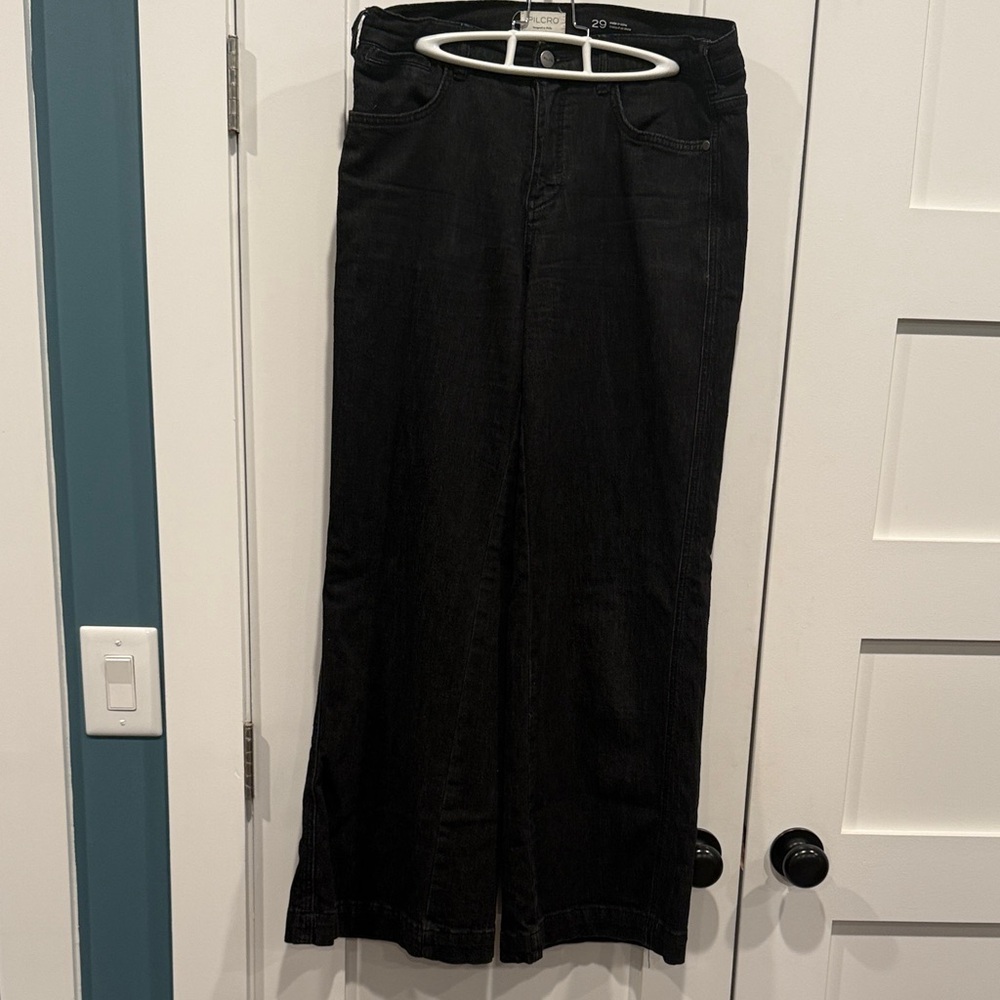 Pilcro Black Flare Jeans